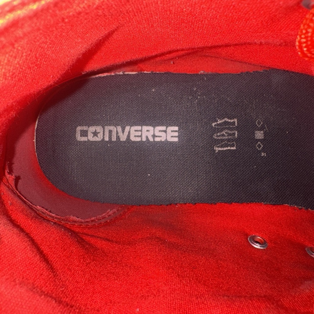 Chuck Taylor Converse High Top Sneaker Laser Tec Tuff Engraved H-Town Mens 12 - Picture 10 of 16
